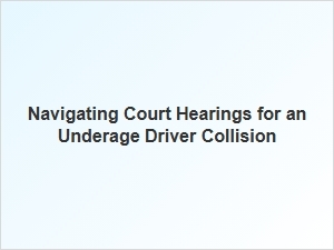 Guide to Court Hearings for Underage Driver Accidents