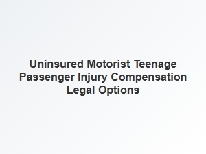 Teen Passenger Injury Claims: Uninsured Driver Options